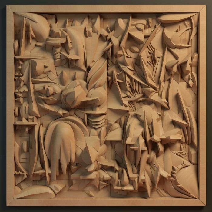 نموذج ثلاثي الأبعاد لآلة CNC 3D Art 